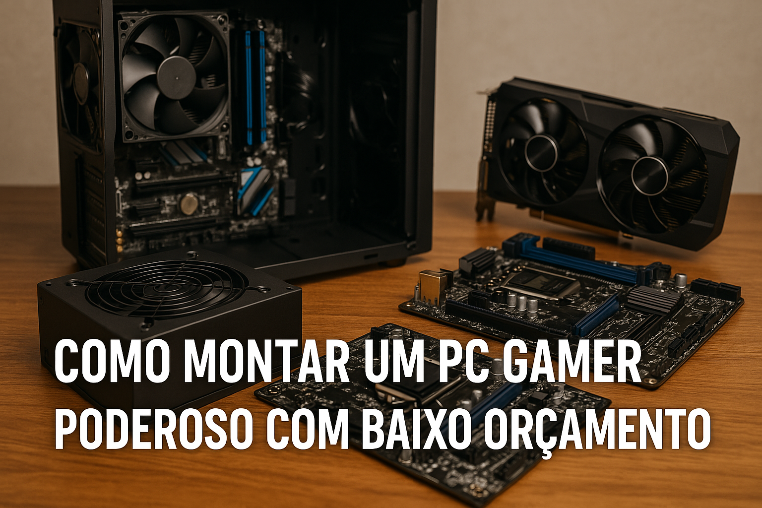 Como Montar um PC Gamer Poderoso com Baixo Orçamento