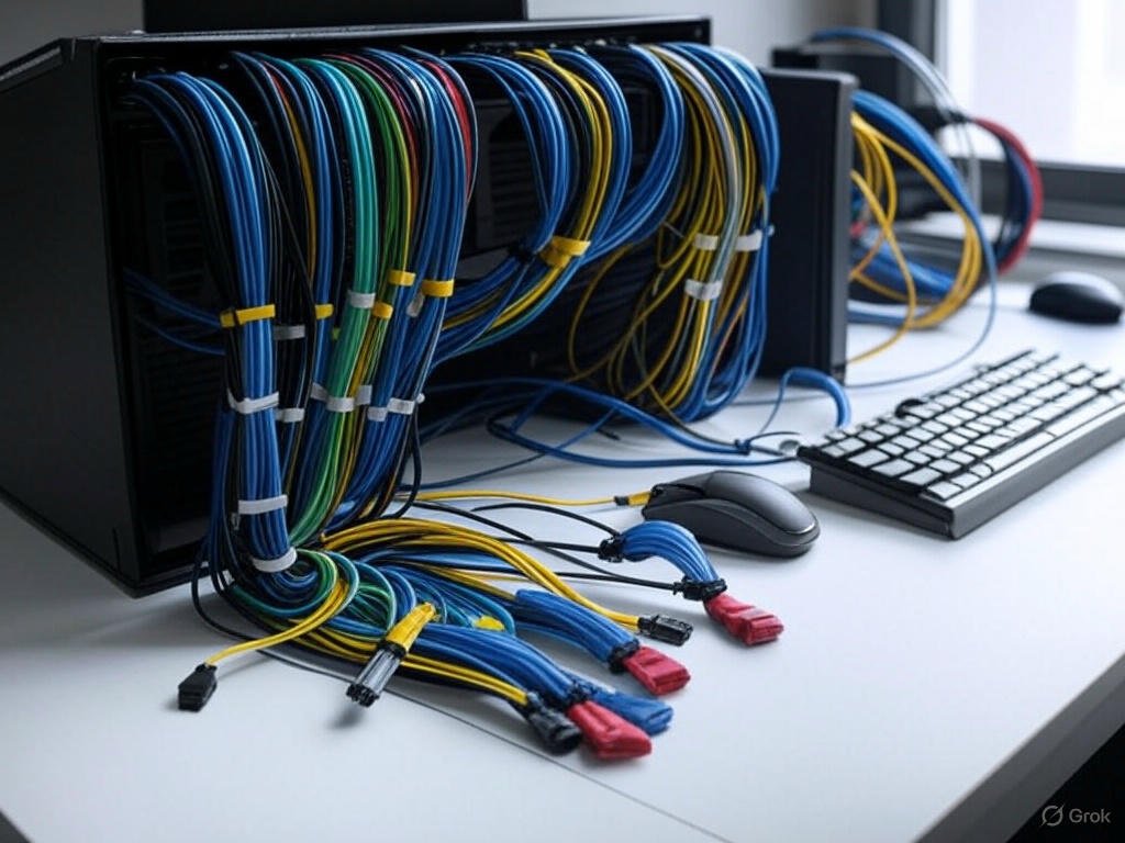 Como Fazer a Gestão de Cabos no Seu PC para Melhor Organização
